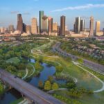 Houston Skyline during late afternoon looking east